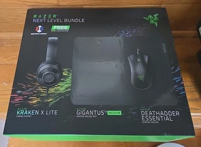 Razer Next Level Bundle - Gaming headset, mouse, and mouse pad - New in Box - Image 1 of 2