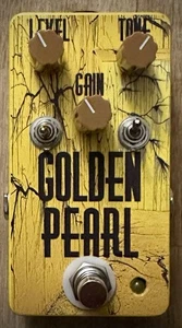 "Golden Pearl" Splendidly Elegant Overdrive Pedal (Handbuilt CLONE) - Picture 1 of 5