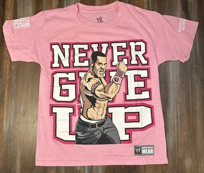 Camiseta John Cena Rise Above Breast Cancer WWE Juvenil Mediana Auténtica Mujer Foto 1 de 4