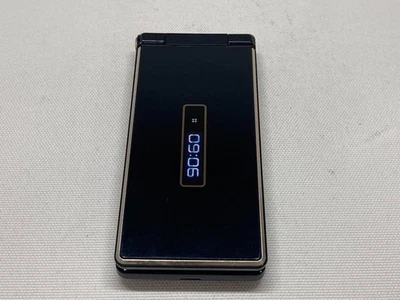 SHARP AQUOS KEITAI SH-06G DOCOMO Android Flip Phone Nero dal Giappone Usato - Immagine 1 di 4