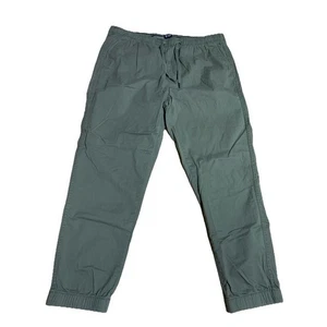 GAP Herren Freizeit Jogginghose Hose XL Grün Gummibund Baumwollmischung Stretch - Bild 1 von 7