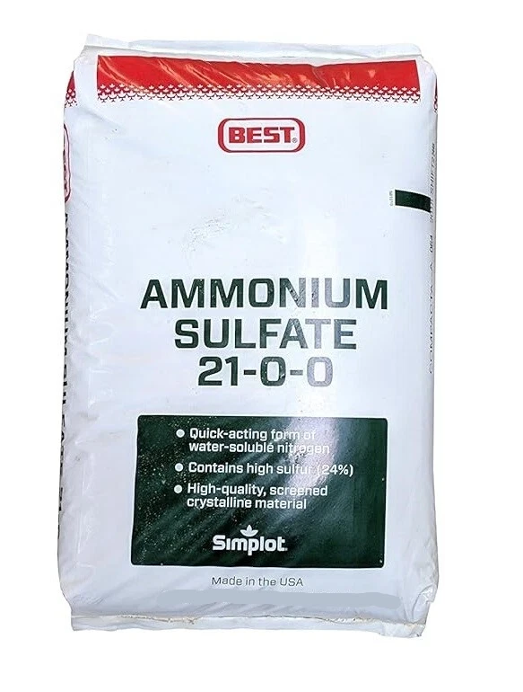 AMMONIUM SULFATE NITROGEN FERTILIZER 21-0-0 Water SOLUBLE FAST FREE SHIP - Image 1 of 4