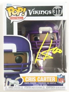 Chris Carter Signed Minnesota Vikings Funko Pop #317 (Schwartz Sports Authentic) - Picture 1 of 4