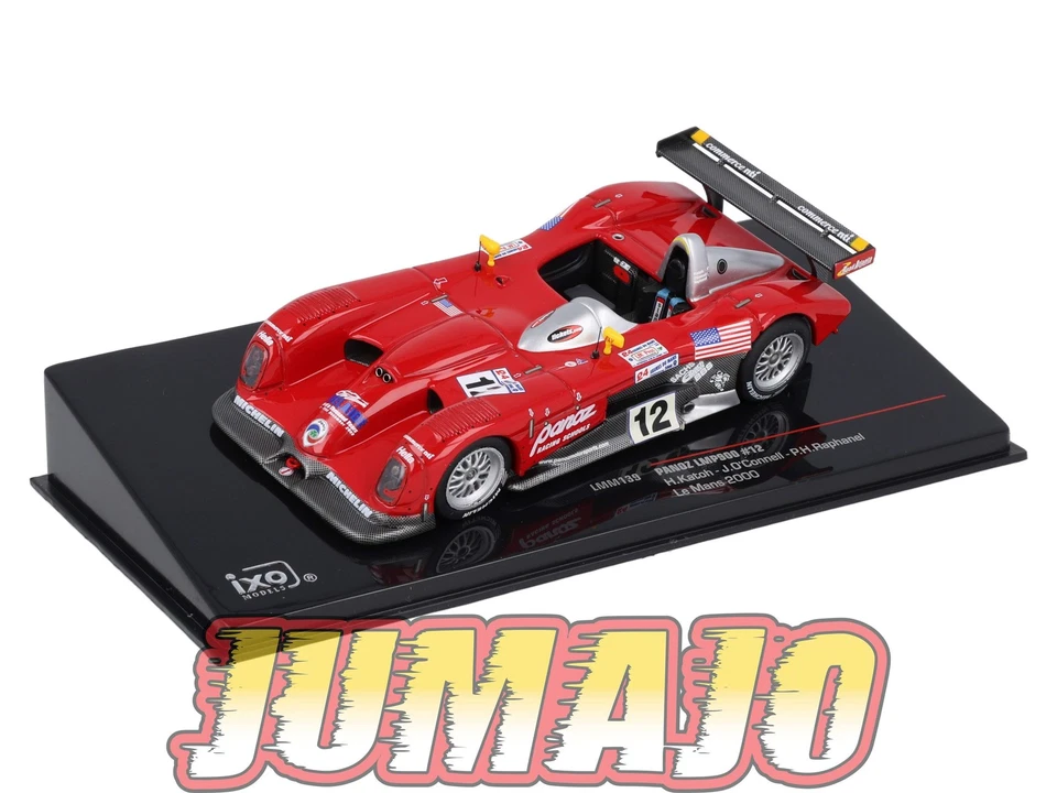 24H2 voiture 1/43 IXO 24 Heures Le Mans : PANOZ LMP900 Katoh #12 2000 LMM139 - Immagine 1 di 1