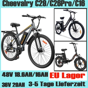 Cheevalry C29/C26 PRO/C16 Elektrofahrrad 48V 18.6AH/16AH bicycle coummuter bike - Bild 1 von 35