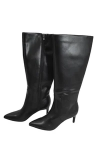 Botas Nine West para mujer talla 7 negras hasta la rodilla punta tacón de gatito Shadie 3 - Imagen 1 de 10