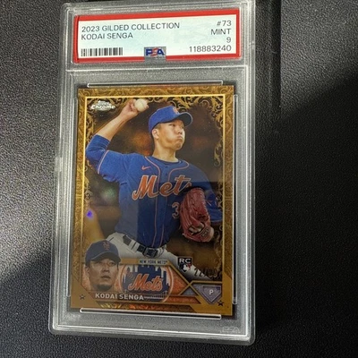 2023 TOPPS GILDED COLLECTON #73 KODAI SENGA ROOKIE RC 22/99 PSA 9 - Image 1 of 4