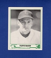 1947 Play Ball: #12 FLOYD BAKER, White Sox (@1985 TCMA) 13-year MLB veteran