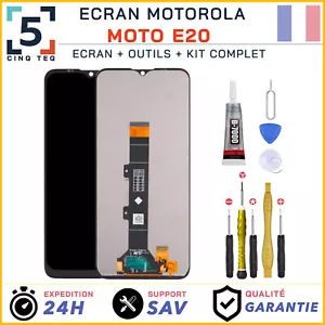 Ecran Remplacement pour Motorola MOTO E20 XT2155, XT2155-1 + Outils + Colle - Photo 1/7