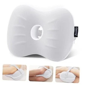 Leg & Knee Pillow for Side Sleepers - Smooth Spine Alignment Pillow Light Grey - Picture 1 of 7