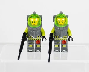 LEGO Atlantis Diver Minifigure w/ Spear Gun 2 Pack. Used + Fast Shipping - Picture 1 of 4