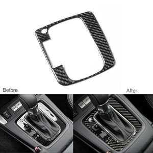 Carbon Fiber Center Console Gear Shift Panel Cover For Subaru Forester 2013-2018 - Picture 1 of 12