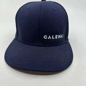 The Game GALENA Logo Trucker Hat Blue Fitted Sz Large 22" - Picture 1 of 7