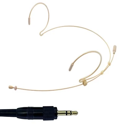 Sony Ear Hook Microphone For UTX ZTX DWZ UWP WRT 3.5mm Jack Plug Radio Body Pack - Image 1 of 4