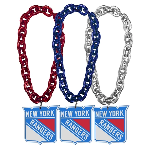 New York Rangers Chain NHL 3D Foam Man Cave Swag Fan Chain 3 COLORS! Cover