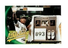 2010 Topps Franchise History Rickey Henderson #137 Athletics