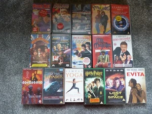 JOB LOT, BUNDLE, COLLECTION OF 16 VHS FILM VIDEO TAPES, GREAT TITLES, COMEDY ETC - Picture 1 of 10