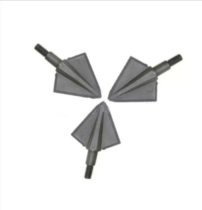 Cabezas anchas de caza de grano 125 de 1,1 pulgadas 2 hojas - Paquete de 3 Foto 1 de 1