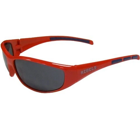 NCAA Mississippi Rebels Wrap Sunglasses One Size Cover
