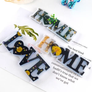 DIY Making Epoxy Resin Jewelry Craft Silicone Mould Home Family Love - Picture 1 of 13