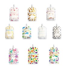 NEW Sinchies Baby Food Reusable Squeeze Pouches Refillable Bag 5 Pack 150ml Kids