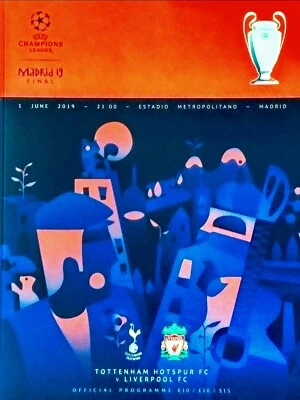 2019 Champions League Final Tottenham Hotspur v Liverpool. Official programme.  - Image 1 of 3