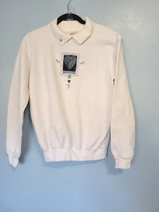 Vintage Top Stitch by Morning Sun Sweatshirt Herz bestickt weiß S-M? - Bild 1 von 8