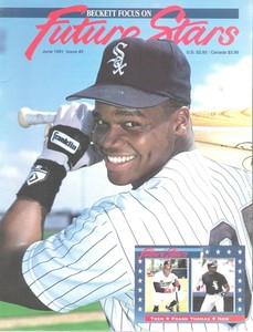 Beckett Future Stars Magazine June 1991 #2 Frank Thomas Shaquille ONeal 