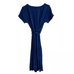 Vestido midi vintage azul Albert Nipon talla 12 - Imagen 1 de 4