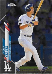 2020 Topps Chrome #196 Corey Seager - Los Angeles Dodgers - Picture 1 of 1
