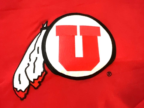University of Utah Utes Holiday Bowl Red Logo Hoodie Sweatshirt   Mens L Cover