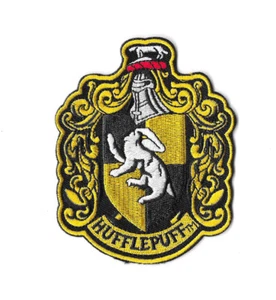 HUFFLEPUFF CREST Iron on / Sew on Patch Embroidered Badge Harry Potter PT359 - Picture 1 of 1