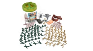 Armee Männer Figuren Kunststoff Soldat Figur grün hellbraun klassische Soldaten realistisch USA - Bild 1 von 8