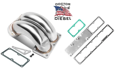 3.5" Intake Manifold Elbow & Grid Heater Plenum For 07-18 Ram 6.7L Turbo Diesel - Image 1 of 4