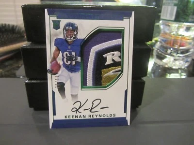 National Treasures Rookie Autograph Jersey Ravens Keenan Reynolds 78/81 2016 - Image 1 of 4