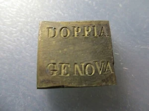 PONDERAL COIN WEIGHT ITALIA GENOVA GENOA " DOPPIA GENOVA " 12,57 g - Picture 1 of 2