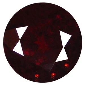 Piedra Preciosa Natural Espessartina Roja Naranjada de 1,84 quilates de Forma Redonda Justa (7 x 7 mm) - Imagen 1 de 1
