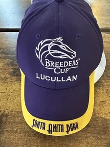 Breeders Cup Lucullan Santa Anita Park Purple cap -Breeders Cup Brand - Picture 1 of 12