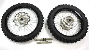 2023 Kawasaki KX250 OEM Excel Wheel Rims with Axles and Rotors OEM 19" 21" - Picture 1 of 19