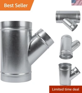 Corrosion-Resistant Wye Ducting Splitter 8" to 6" - Optimize Ventilation Systems - Picture 1 of 9
