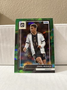 JAMAL MUSIALA 2022-23 Panini Donruss Optic Soccer Green Cracked Ice Prizm #56 SP