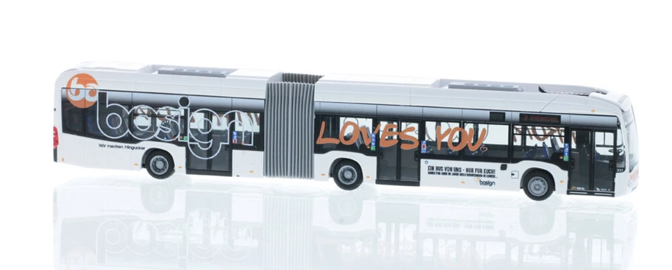 Rietze 77617 - 1/87 Mercedes-Benz Ecitaro G Stadtverkehr Lubecca - Bosign - Immagine 1 di 1