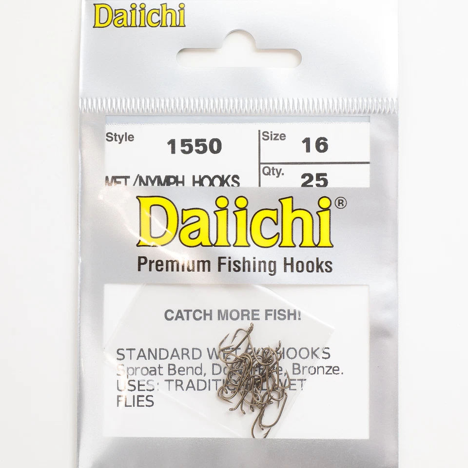Daiichi 1550 #16 - Standard Wet Fly Hook