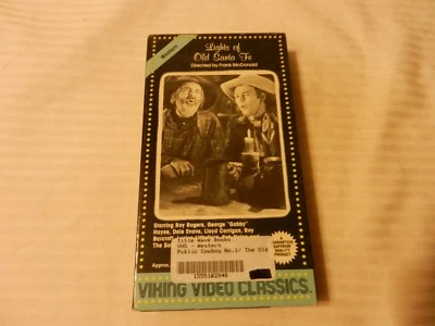 Lights of Old Santa Fe (VHS, 2001) Roy Rogers, Dale Evans Gabby Hayes Foto 1 de 3