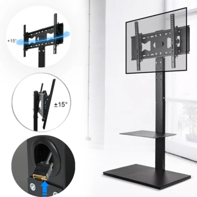 neigbar schwenkbar Fernsehständer TV Ständer Standfuß Fernsehhalter 32-65" Eisen - Bild 1 von 4