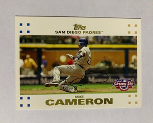 2007 Topps Opening Day Mike Cameron San Diego Padres Baseball Card