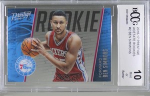 2016-17 Panini Prestige Acetate Rookies Ben Simmons #2 BCCG Mint Rookie RC