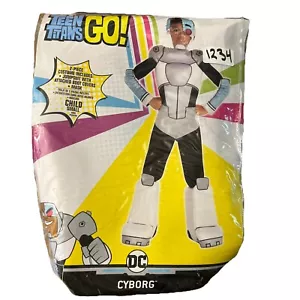 Teen Titans Go! Cyborg Deluxe Costume Child Small 4-6 Boys Halloween - Picture 1 of 3