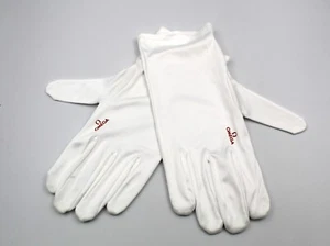 Omega White Gloves Size L Men Gadget Scratch-Resistant New Nylon - Picture 1 of 6