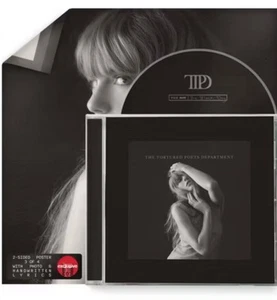 Taylor Swift The Tortured Poets Department The Black Dog CD + Bonus Track New - Picture 1 of 2